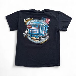 Harley Davidson T Shirt Panama City Beach Shack Florida Mens Size Large Black